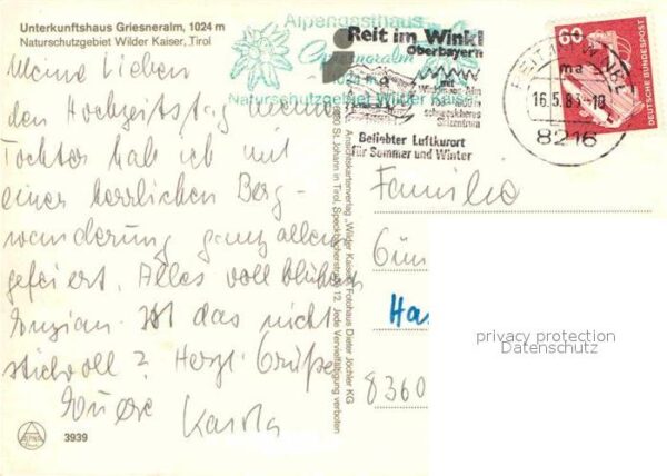 Reit Winkl Unterkunfshaus Griesneralm Wilder-Kaise – Bild 2