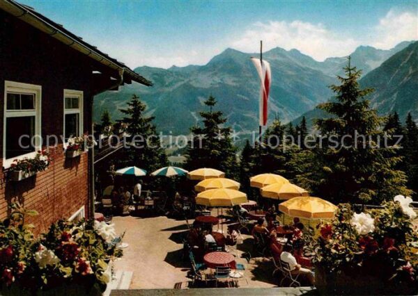 Mittelberg Kleinwalsertal Alpengaststätte Bühlalpe