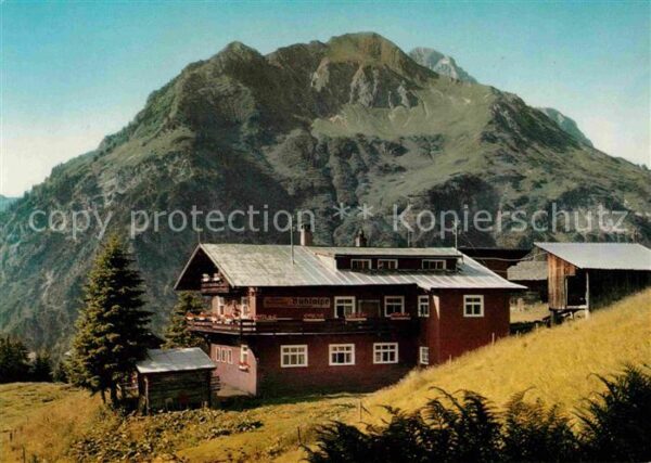 Mittelberg Kleinwalsertal Alpengaststätte Bühlalpe