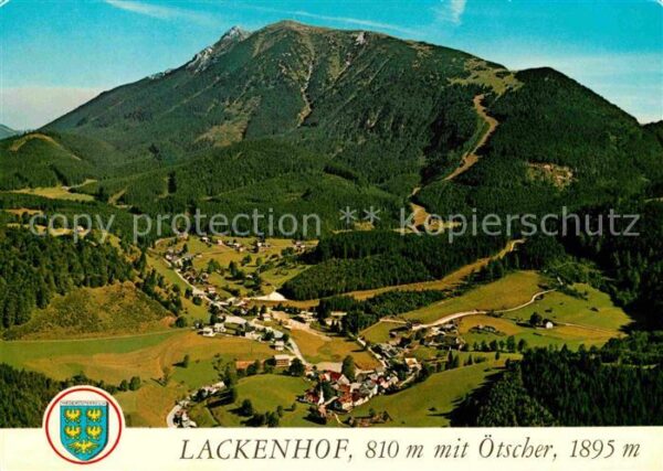 Lackenhof Gaming Fliegeraufnahme mit Ötscher