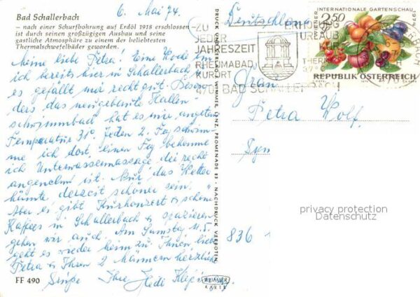 Bad Schallerbach Thermalschwefelbad – Bild 2