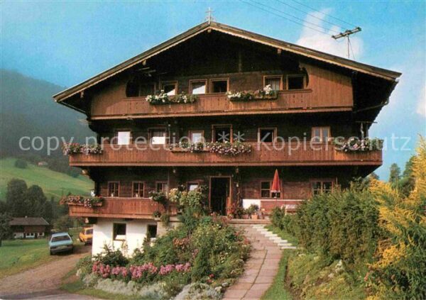 Wildschoenau Tirol Pension Hinterleiten Urlaub auf dem Bau