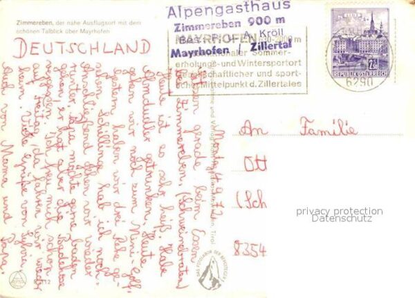 Mayrhofen Zillertal Alpengasthof Zimmereben – Bild 2