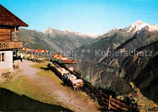 Gschoesswandhuette Zillertal Penkenbahn-Bergstation Mayrhofen Ahorns