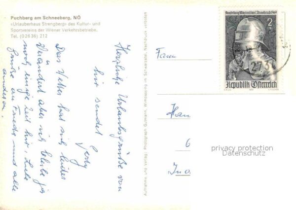 Puchberg Schneeberg Urlauberhaus Strengberg – Bild 2