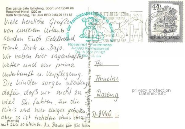 Mittelberg Kleinwalsertal Rosenhof-Hotel – Bild 2