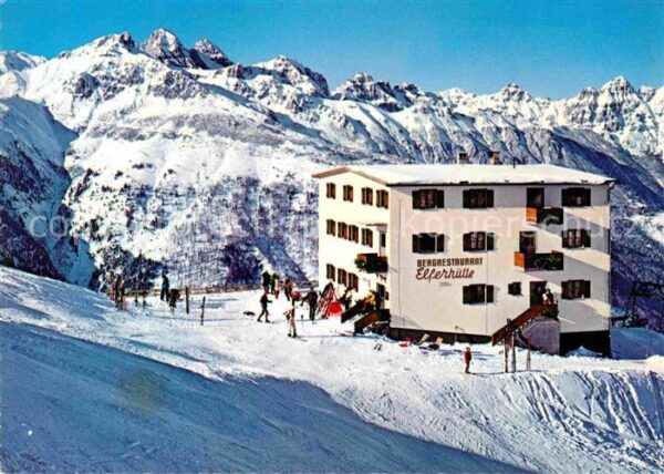 Neustift Brixen Suedtirol Bergrestaurant Elferhütte Skigebiet geg