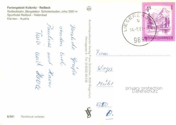 Kolbnitz Bergstation Schoberboden Sporthotel Rei – Bild 2