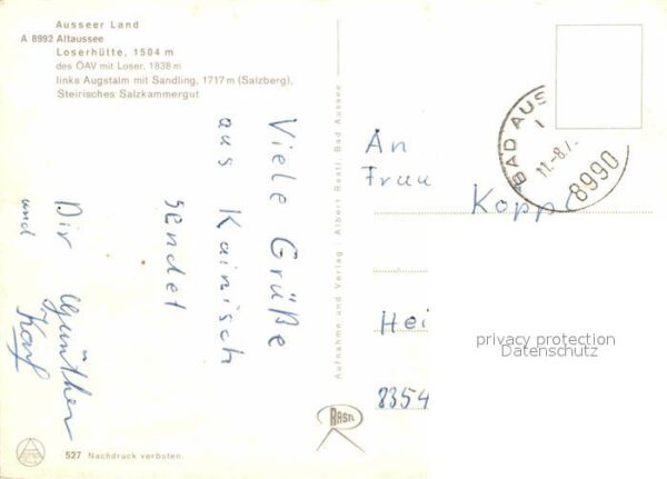 Altaussee Ausseer Land Loserhütte – Bild 2