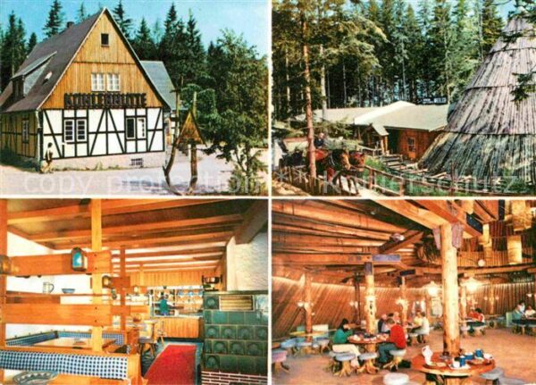 Sosa Erzgebirge Restaurant Köhlerhütte und Meiler an Ta