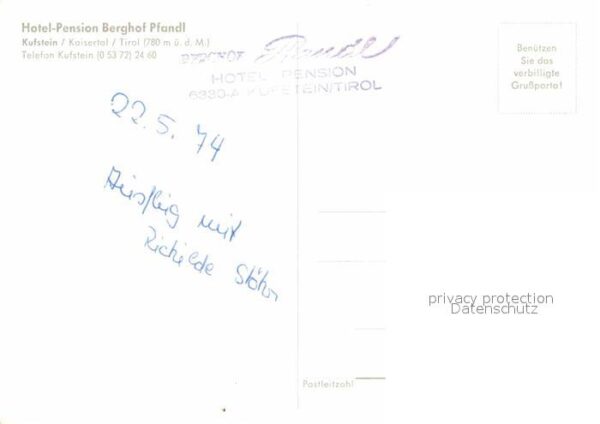 Kufstein Tirol Hotel Pension Berghof Pfandl – Bild 2