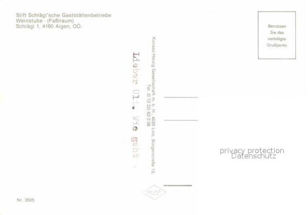 Schlaegl Stift Schlägische Gaststättenbetriebe – Bild 2