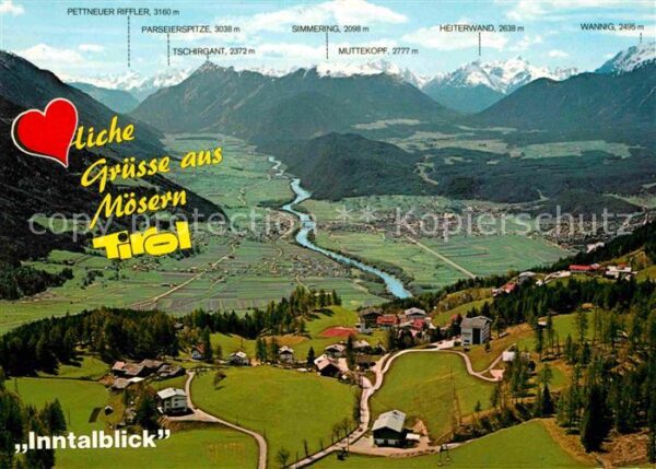 Moesern Inntalblick Fliegeraufnahme