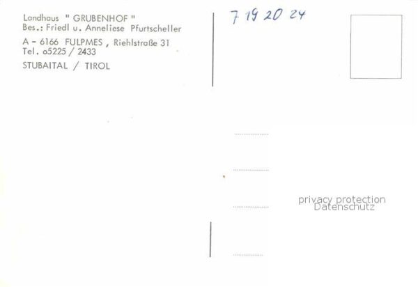 Fulpmes Tirol Landhaus Grubenhof – Bild 2