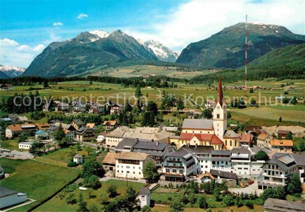 Mariapfarr Fliegeraufnahme im Lungau