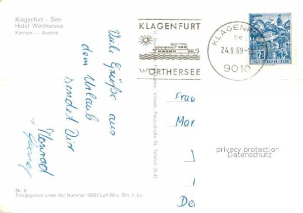 Klagenfurt Woerthersee Fliegeraufnahme Hotel Wörthersee – Bild 2