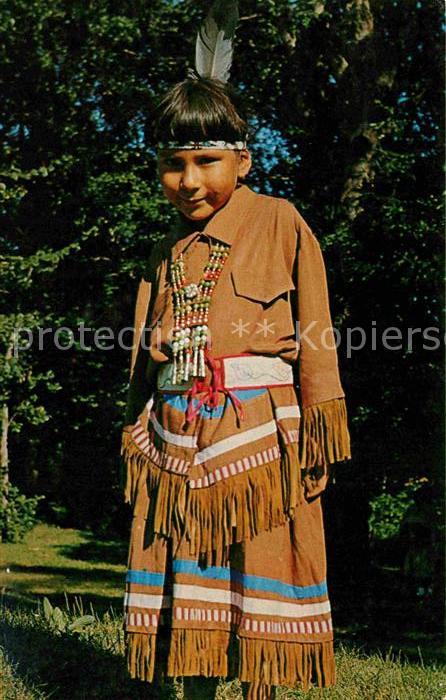 Indianer Native American Chippewa Indian Girl Bi-Taw