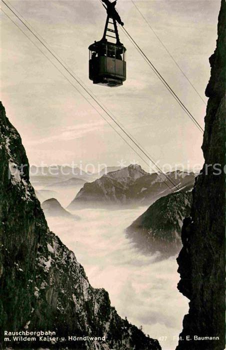 Seilbahn Rauschberg Wilder Kaiser Hörndlwand