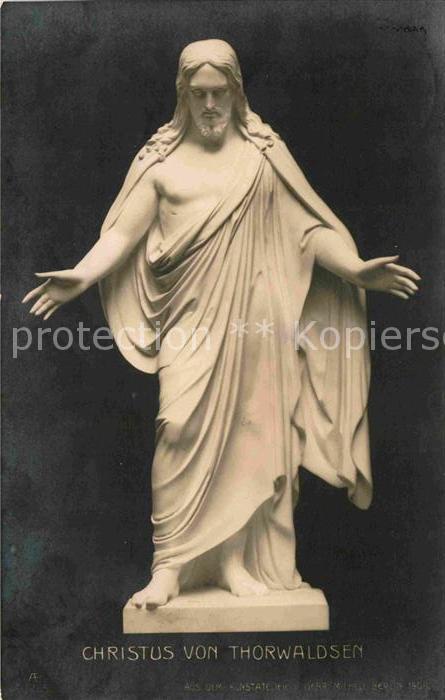 Skulpturen Christus von Thorwaldsen