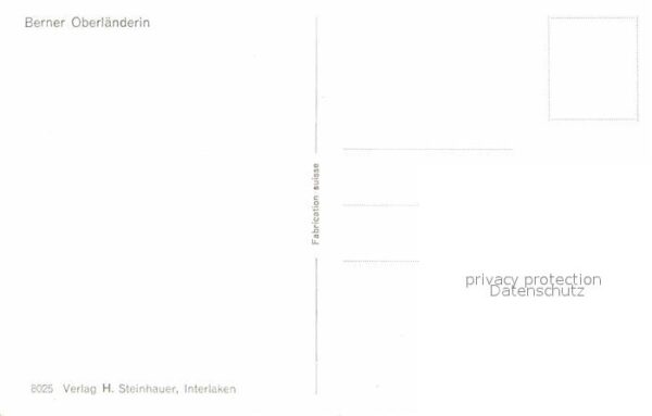 Trachten Schweiz Berner Oberländerin – Bild 2
