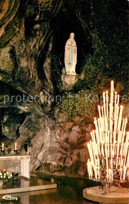 Hoehlen Caves Grottes Lourdes Grotte de l'Immaculee Conceptio