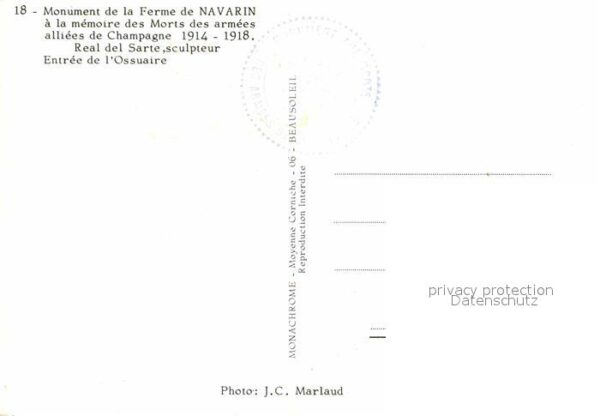 Denkmal Monument de la Ferme de Navarin – Bild 2