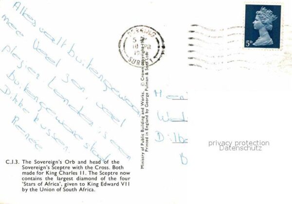 Adel England Sovereign's Orb Sceptre – Bild 2