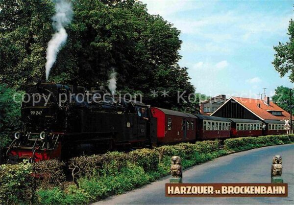 Lokomotive Harzquer- und Brockenbahn Wernigerode W