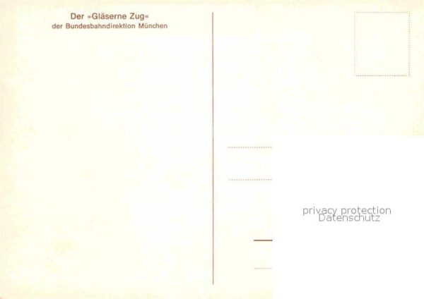 Eisenbahn Gläserner Zug – Bild 2