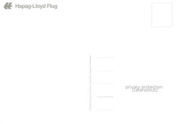Flugzeuge Zivil Hapag-Lloyd Flug – Bild 2