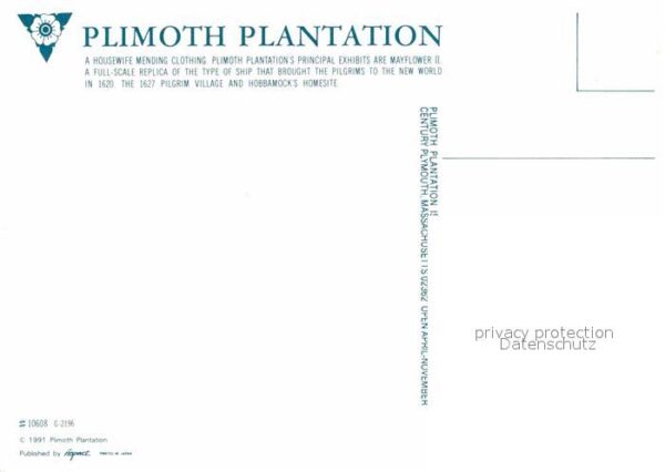 Trachten Plymoth Plantation Massachusetts Housew – Bild 2