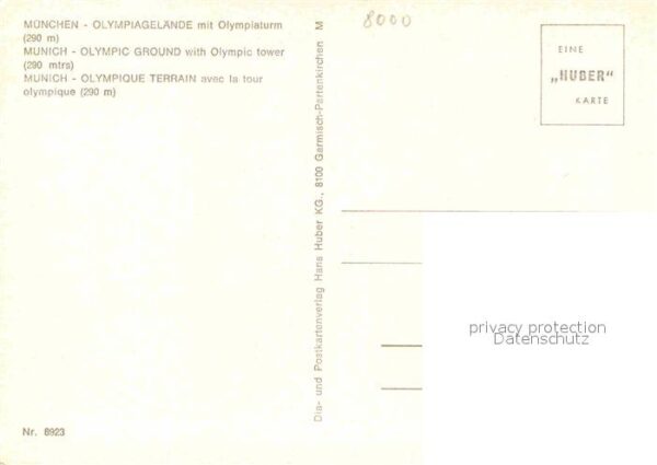 Olympia München Olympiagelände Olympiaturm – Bild 2