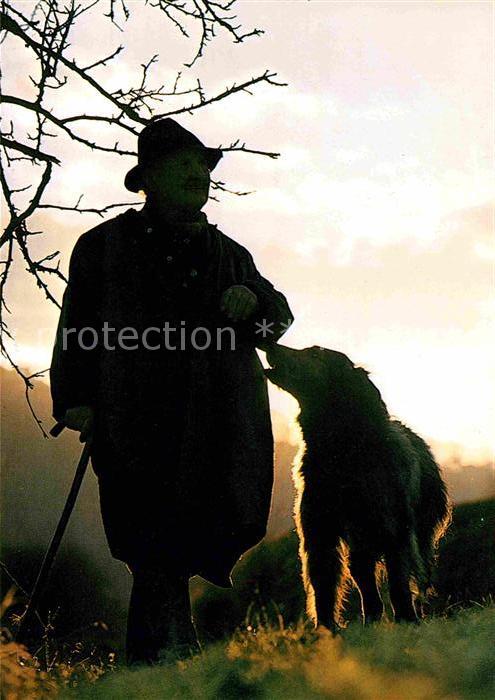 Hirte Schäfer mit Hund