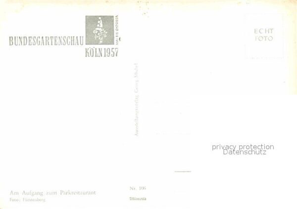 Bundesgartenschau Köln Aufganz zum Parkrestaurant – Bild 2