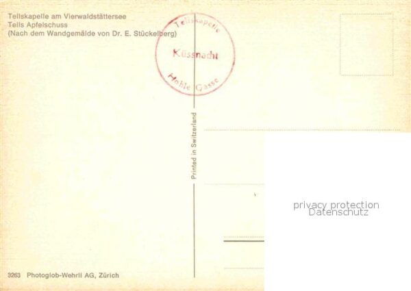 Tell Wilhelm Tellskapelle Vierwaldstättersee Tells A – Bild 2