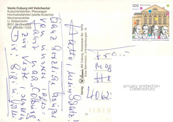 Pferdekutschen Veste Coburg Veilchental Grosswalbur – Bild 2
