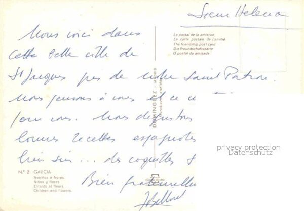 Trachten Spanien Galicia Neninos e Frores – Bild 2
