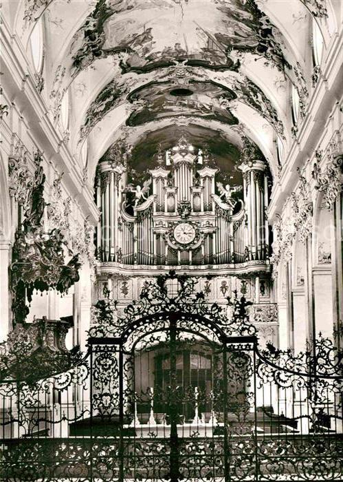 Kirchenorgel Amorbach Odenwald Abteikirche