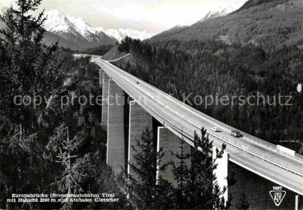 Bruecken Bridges Ponts Europabrücke Brennerautobahn Tirol Habi