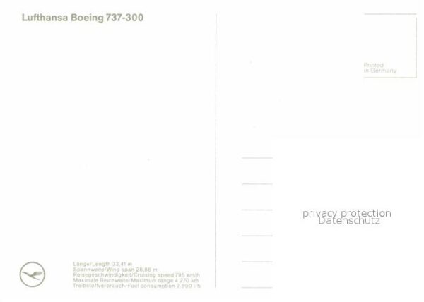 Lufthansa Boeing 737-300 – Bild 2