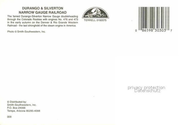 Lokomotive Durango and Silverton Narrow Gauge Rail – Bild 2