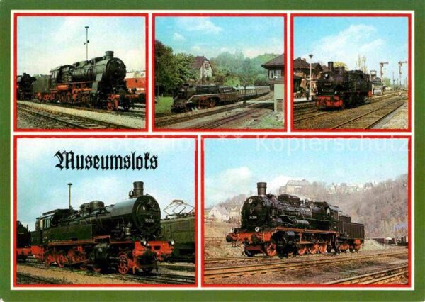 Lokomotive Museumsloks 58261 18201 61002 741230 93