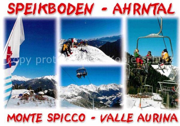 Sessellift Speikboden Ahrntal Monte Spicco Valle A