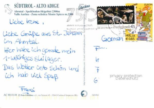 Sessellift Speikboden Ahrntal Monte Spicco Valle A – Bild 2