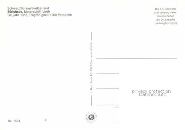 Motorschiffe Linth Zürichsee – Bild 2