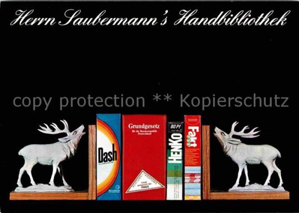 Politik Klaus Staeck Herrn Saubermann's Handbib