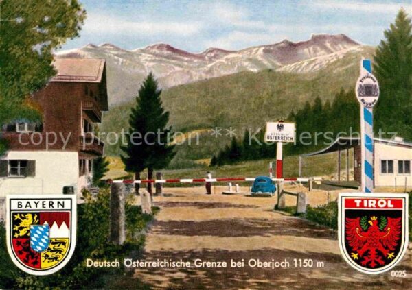 Grenze Douane Zoll Deutschland Österreich Oberjoch