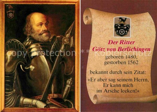 Rittertum Mittelalter Ritter Götz von Berlichingen