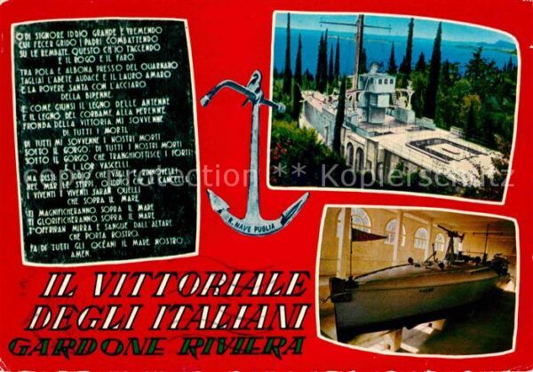 Gardone Garda Il Vittorale degli Italiani R. Nave Pug