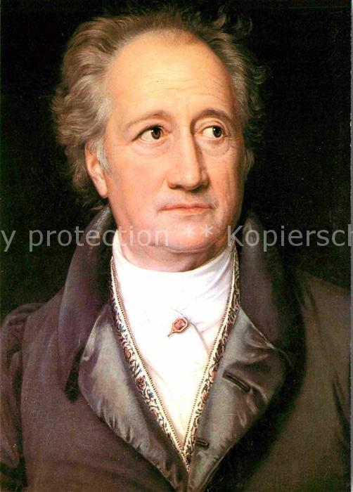 Goethe Johann Wolfgang von Künstler Josef Stieler Weimar Goethemus